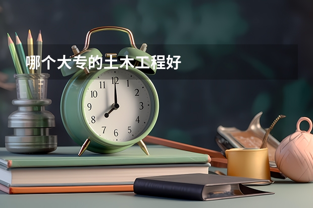 哪个大专的土木工程好