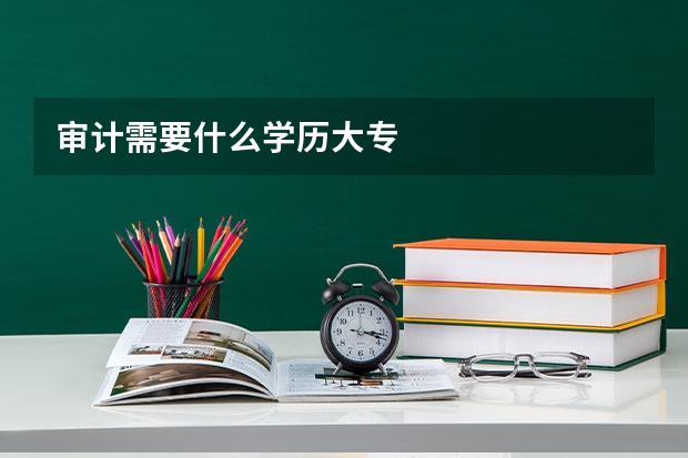 审计需要什么学历大专