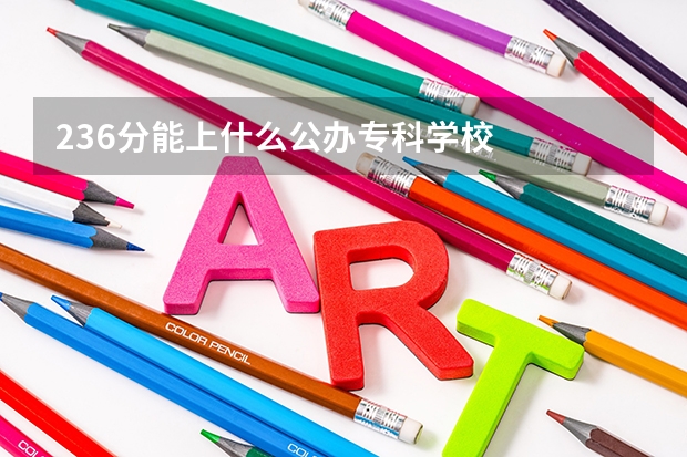 236分能上什么公办专科学校
