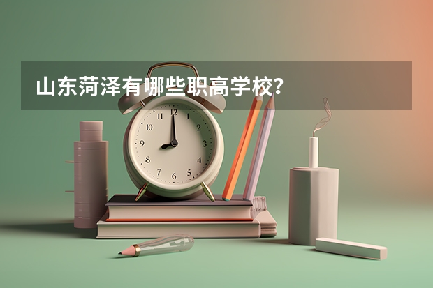 山东菏泽有哪些职高学校？