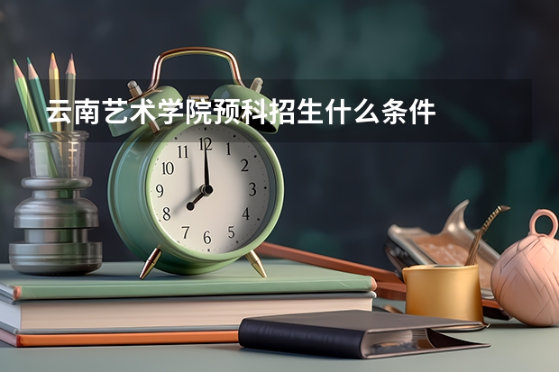 云南艺术学院预科招生什么条件
