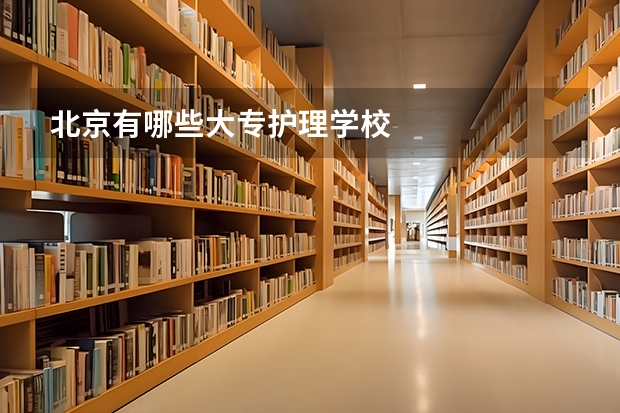 北京有哪些大专护理学校