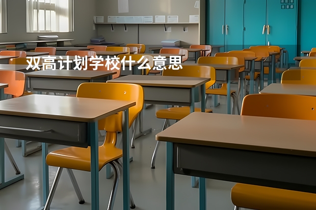 双高计划学校什么意思