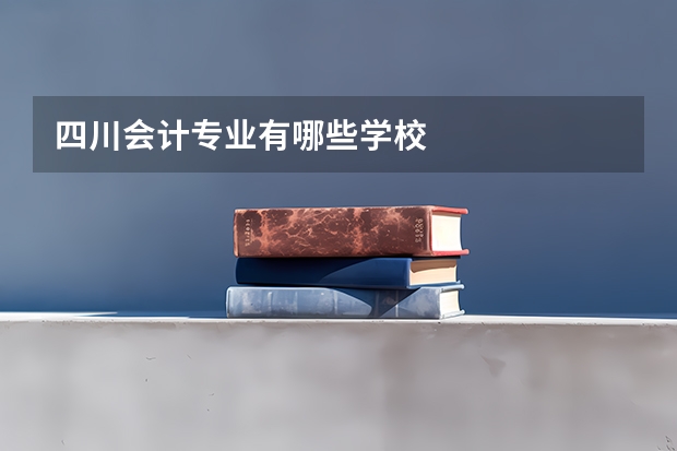 四川会计专业有哪些学校