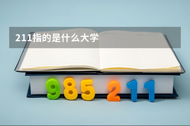 211指的是什么大学