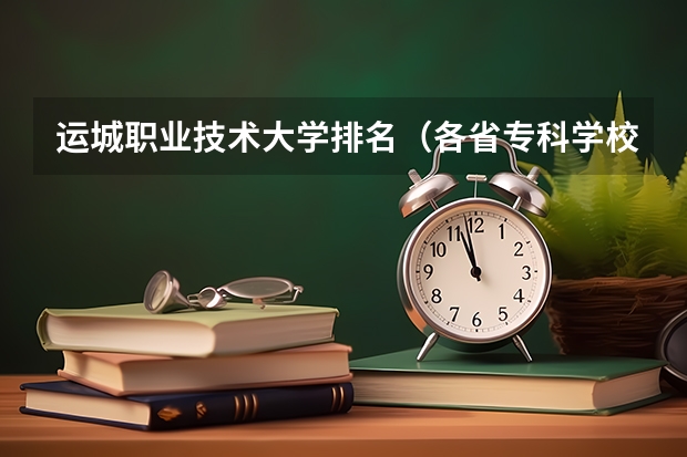 运城职业技术大学排名（各省专科学校排名及分数线）