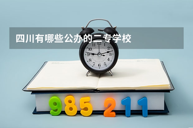 四川有哪些公办的二专学校