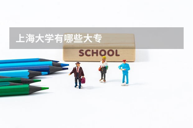 上海大学有哪些大专