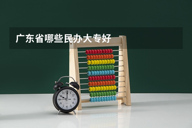 广东省哪些民办大专好