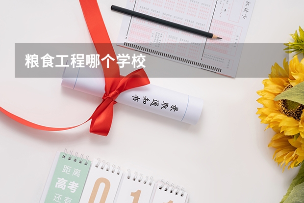 粮食工程哪个学校