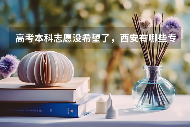 高考本科志愿没希望了，西安有哪些专科院校可以选？