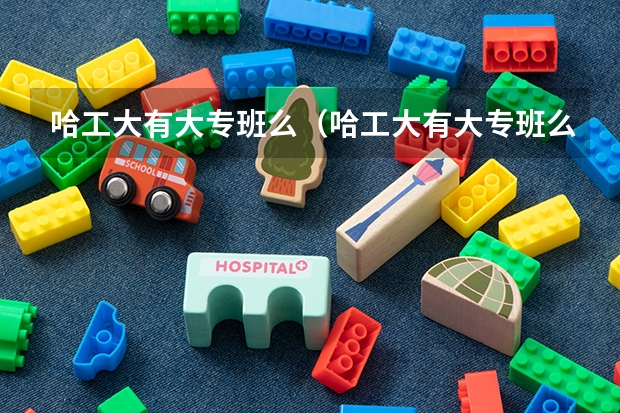 哈工大有大专班么（哈工大有大专班么）