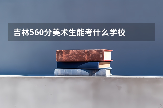 吉林560分美术生能考什么学校