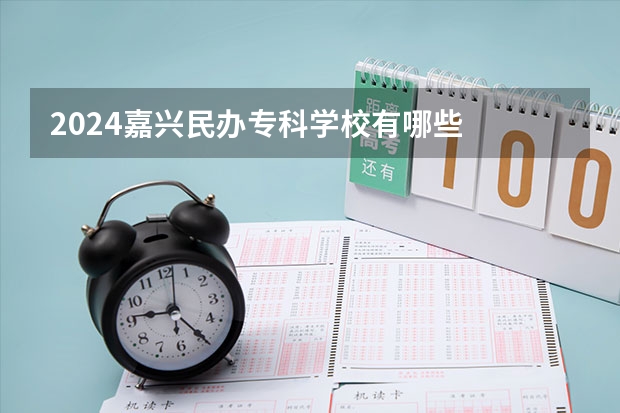 2024嘉兴民办专科学校有哪些