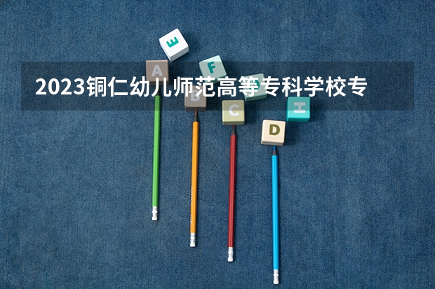 2023铜仁幼儿师范高等专科学校专业录取分数线 铜仁幼儿师范高等专科学校专业排名