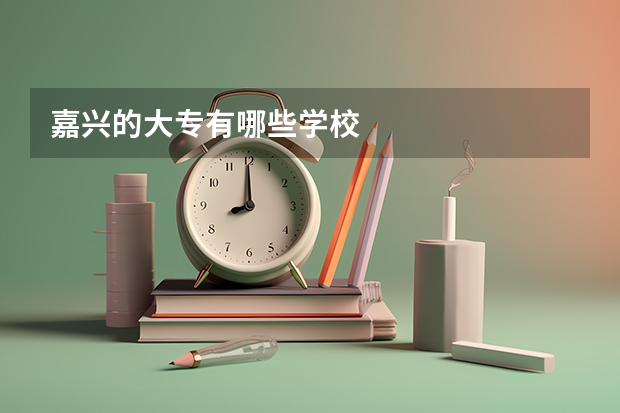 嘉兴的大专有哪些学校