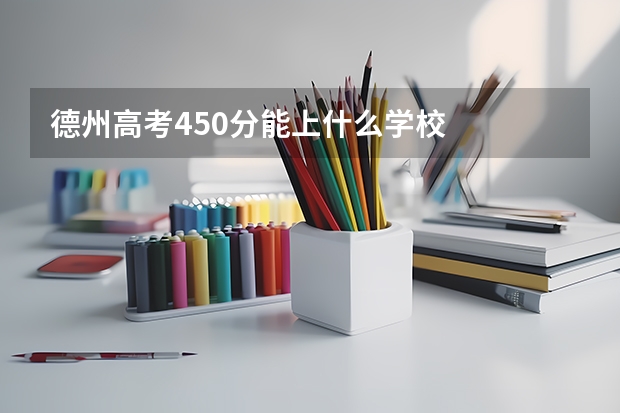德州高考450分能上什么学校