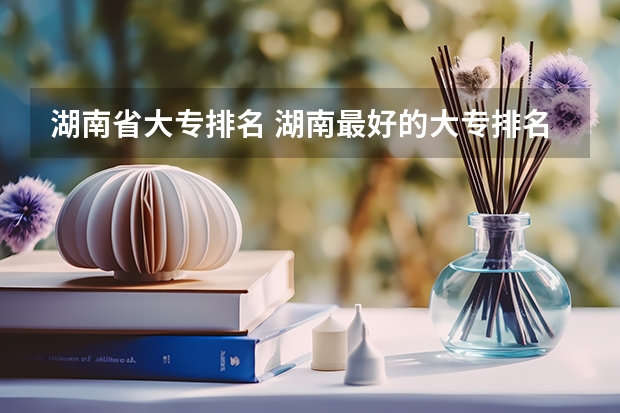 湖南省大专排名 湖南最好的大专排名前十名